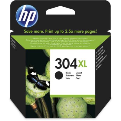 Hp 304XL High Yield Toner, Black Single Pack, N9K08AE#UUS